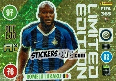 Sticker Romelu Lukaku - FIFA 365: 2020-2021. Adrenalyn XL n. LE-RL - Panini