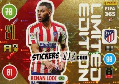 Sticker Renan Lodi - FIFA 365: 2020-2021. Adrenalyn XL n. LE-RLO - Panini