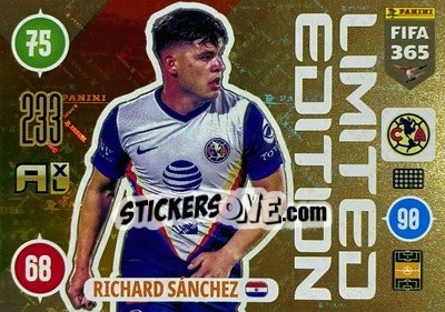 Figurina Richard Sánchez - FIFA 365: 2020-2021. Adrenalyn XL - Panini