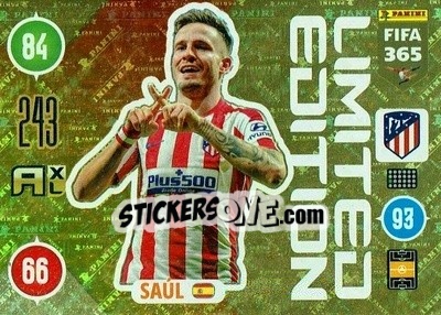 Sticker Saul - FIFA 365: 2020-2021. Adrenalyn XL n. LE-S - Panini