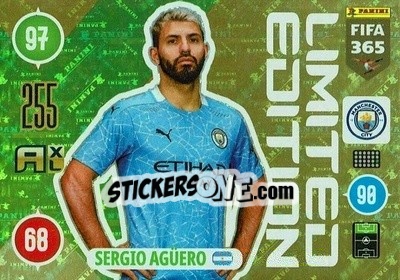 Sticker Sergio Aguero - FIFA 365: 2020-2021. Adrenalyn XL - Panini