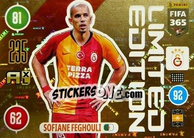 Sticker Sofiane Feghouli - FIFA 365: 2020-2021. Adrenalyn XL - Panini