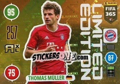 Sticker Thomas Müller - FIFA 365: 2020-2021. Adrenalyn XL n. LE-TMU - Panini