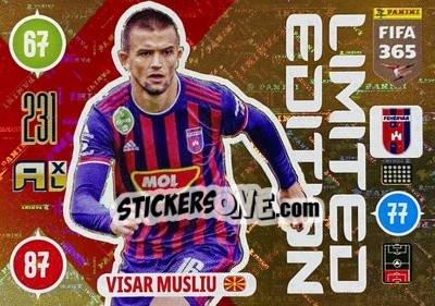 Cromo Visar Musliu - FIFA 365: 2020-2021. Adrenalyn XL - Panini