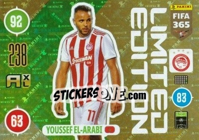 Sticker Youssef El-Arabi - FIFA 365: 2020-2021. Adrenalyn XL n. LE-YEA - Panini