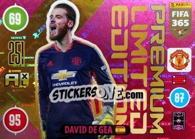 Cromo David De Gea - FIFA 365: 2020-2021. Adrenalyn XL - Panini