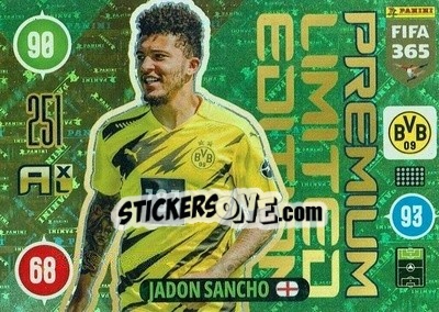 Sticker Jadon Sancho - FIFA 365: 2020-2021. Adrenalyn XL n. LEP-JS - Panini