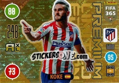 Sticker Koke - FIFA 365: 2020-2021. Adrenalyn XL n. LEP-K - Panini