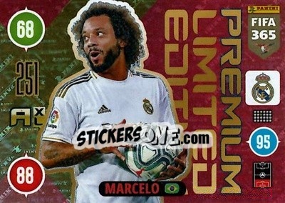 Sticker Marcelo - FIFA 365: 2020-2021. Adrenalyn XL n. LEP-M - Panini