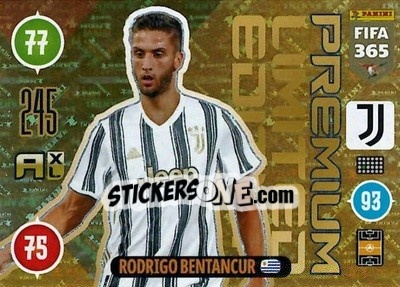 Sticker Rodrigo Bentancur - FIFA 365: 2020-2021. Adrenalyn XL n. LEP-RB - Panini