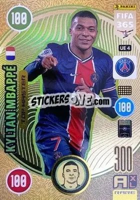 Sticker Kylian Mbappé - FIFA 365: 2020-2021. Adrenalyn XL - Panini