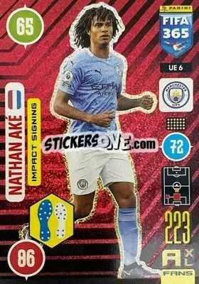 Sticker Nathan Ake - FIFA 365: 2020-2021. Adrenalyn XL n. UE6 - Panini