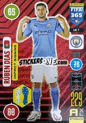 Sticker Rúben Dias - FIFA 365: 2020-2021. Adrenalyn XL n. UE7 - Panini