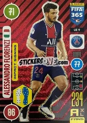 Sticker Alessandro Florenzi - FIFA 365: 2020-2021. Adrenalyn XL - Panini