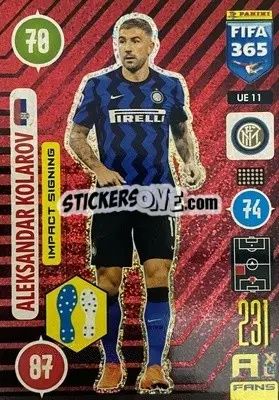 Sticker Aleksandar Kolarov - FIFA 365: 2020-2021. Adrenalyn XL n. UE11 - Panini