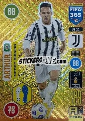 Sticker Arthur - FIFA 365: 2020-2021. Adrenalyn XL n. UE22 - Panini