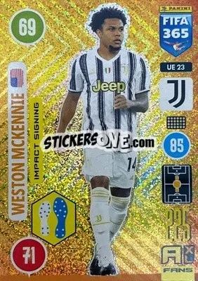 Sticker Weston Mckennie - FIFA 365: 2020-2021. Adrenalyn XL n. UE23 - Panini