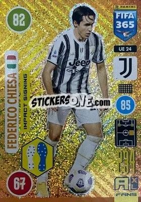 Sticker Federico Chiesa - FIFA 365: 2020-2021. Adrenalyn XL n. UE24 - Panini