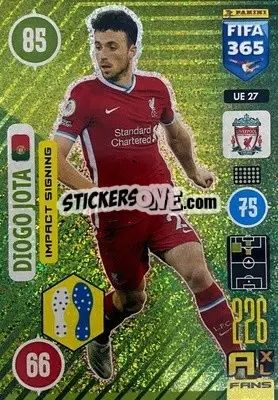 Sticker Diogo Jota - FIFA 365: 2020-2021. Adrenalyn XL n. UE27 - Panini