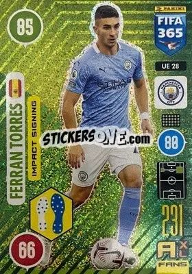 Sticker Ferran Torres - FIFA 365: 2020-2021. Adrenalyn XL n. UE28 - Panini