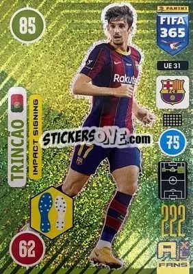 Sticker Trincão - FIFA 365: 2020-2021. Adrenalyn XL n. UE31 - Panini