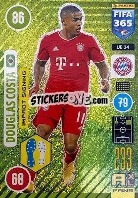 Sticker Douglas Costa - FIFA 365: 2020-2021. Adrenalyn XL n. UE34 - Panini