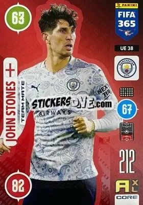 Sticker John Stones - FIFA 365: 2020-2021. Adrenalyn XL n. UE38 - Panini