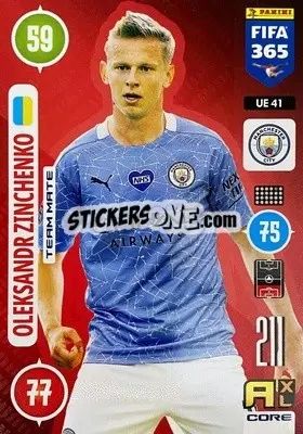 Sticker Oleksandr Zinchenko - FIFA 365: 2020-2021. Adrenalyn XL n. UE41 - Panini
