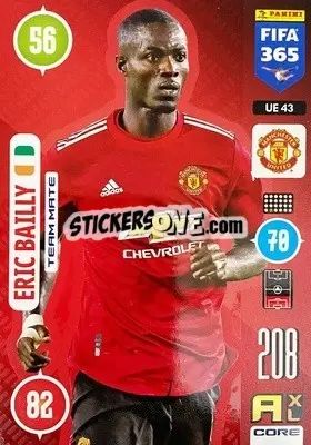 Sticker Eric Bailly - FIFA 365: 2020-2021. Adrenalyn XL n. UE43 - Panini