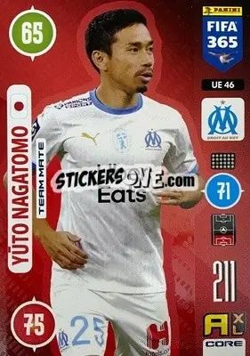 Sticker Yuto Nagatomo - FIFA 365: 2020-2021. Adrenalyn XL n. UE46 - Panini