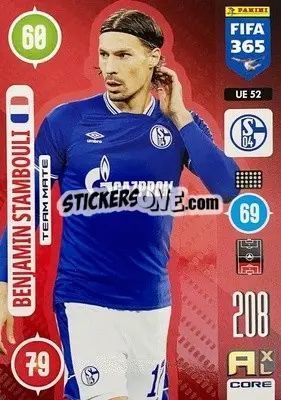 Sticker Benjamin Stambouli - FIFA 365: 2020-2021. Adrenalyn XL n. UE52 - Panini