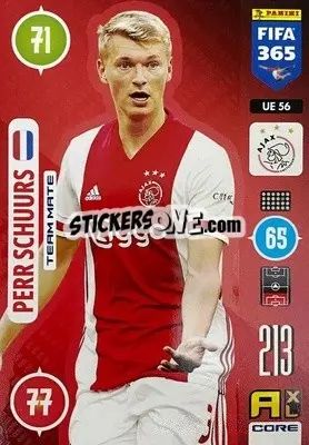 Sticker Perr Schuurs - FIFA 365: 2020-2021. Adrenalyn XL n. UE56 - Panini
