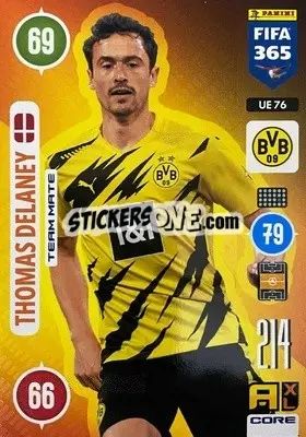 Sticker Thomas Delaney - FIFA 365: 2020-2021. Adrenalyn XL n. UE76 - Panini