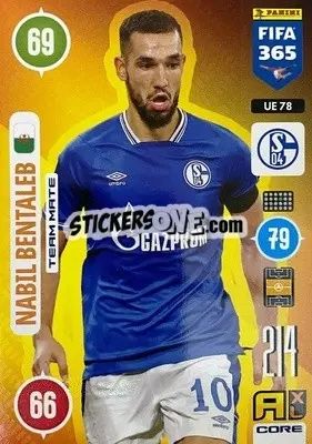 Sticker Nabil Bentaleb - FIFA 365: 2020-2021. Adrenalyn XL n. UE78 - Panini