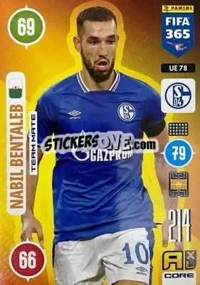 Figurina Nabil Bentaleb - FIFA 365: 2020-2021. Adrenalyn XL - Panini