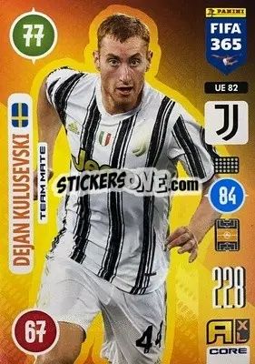Sticker Dejan Kulusevski - FIFA 365: 2020-2021. Adrenalyn XL n. UE82 - Panini