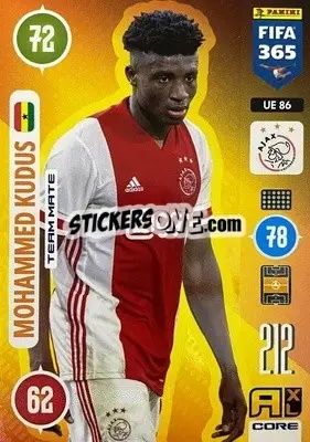 Sticker Mohammed Kudus - FIFA 365: 2020-2021. Adrenalyn XL n. UE86 - Panini