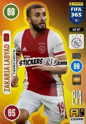 Sticker Zakaria Labyad - FIFA 365: 2020-2021. Adrenalyn XL n. UE87 - Panini