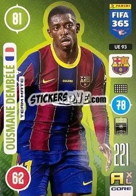 Sticker Ousmane Dembélé - FIFA 365: 2020-2021. Adrenalyn XL - Panini