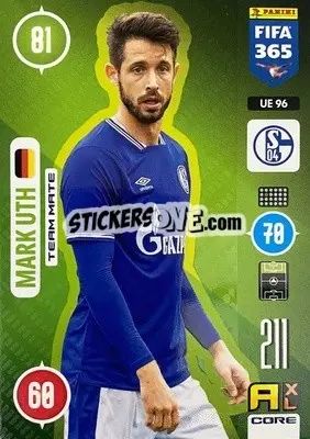 Sticker Mark Uth - FIFA 365: 2020-2021. Adrenalyn XL n. UE96 - Panini