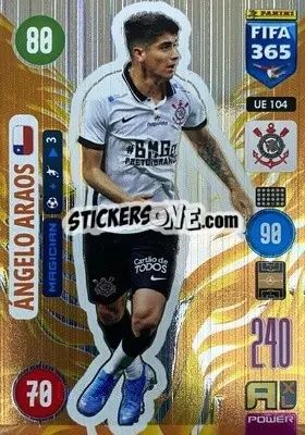 Sticker Ángelo Araos - FIFA 365: 2020-2021. Adrenalyn XL n. UE104 - Panini