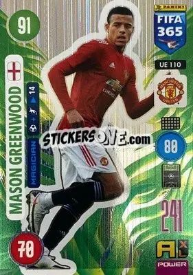 Sticker Mason Greenwood - FIFA 365: 2020-2021. Adrenalyn XL n. UE110 - Panini