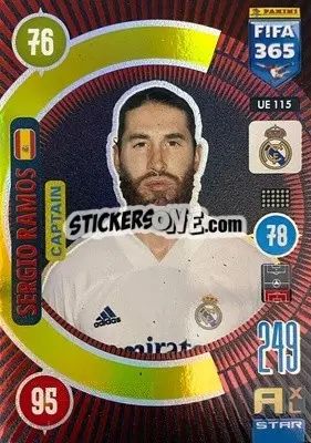 Sticker Sergio Ramos - FIFA 365: 2020-2021. Adrenalyn XL - Panini