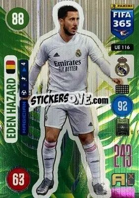 Sticker Eden Hazard - FIFA 365: 2020-2021. Adrenalyn XL n. UE116 - Panini