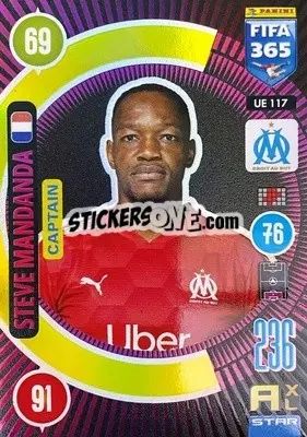 Sticker Steve Mandanda - FIFA 365: 2020-2021. Adrenalyn XL n. UE117 - Panini