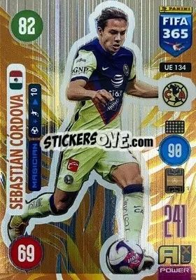 Sticker Sebastián Córdova - FIFA 365: 2020-2021. Adrenalyn XL n. UE134 - Panini