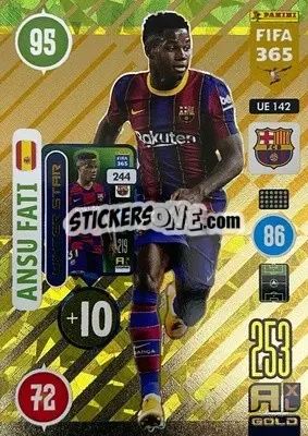 Sticker Ansu Fati - FIFA 365: 2020-2021. Adrenalyn XL n. UE142 - Panini