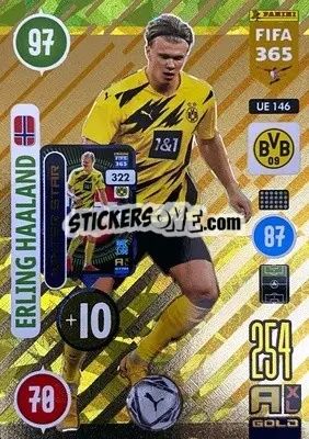 Sticker Erling Haaland - FIFA 365: 2020-2021. Adrenalyn XL n. UE146 - Panini