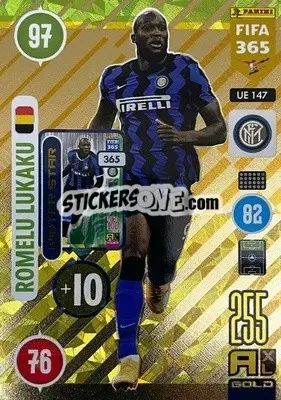 Sticker Romelu Lukaku - FIFA 365: 2020-2021. Adrenalyn XL n. UE147 - Panini