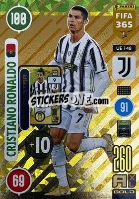 Sticker Cristiano Ronaldo - FIFA 365: 2020-2021. Adrenalyn XL n. UE148 - Panini